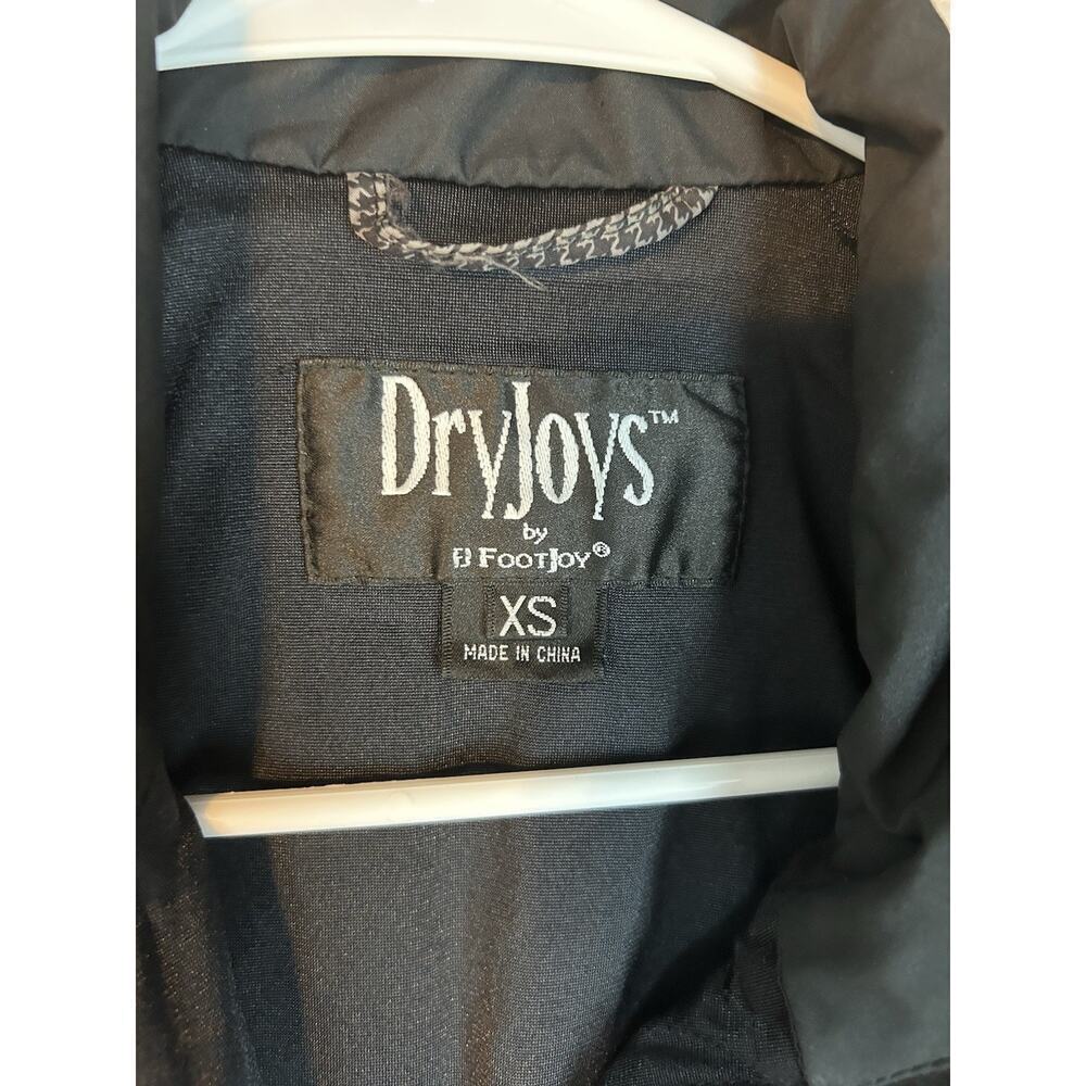 DryJoys by FootJoy Mens XS 1/2 Zip Houndstooth Wind & Rain Golf Pullover Vest. - Picture 2 of 8